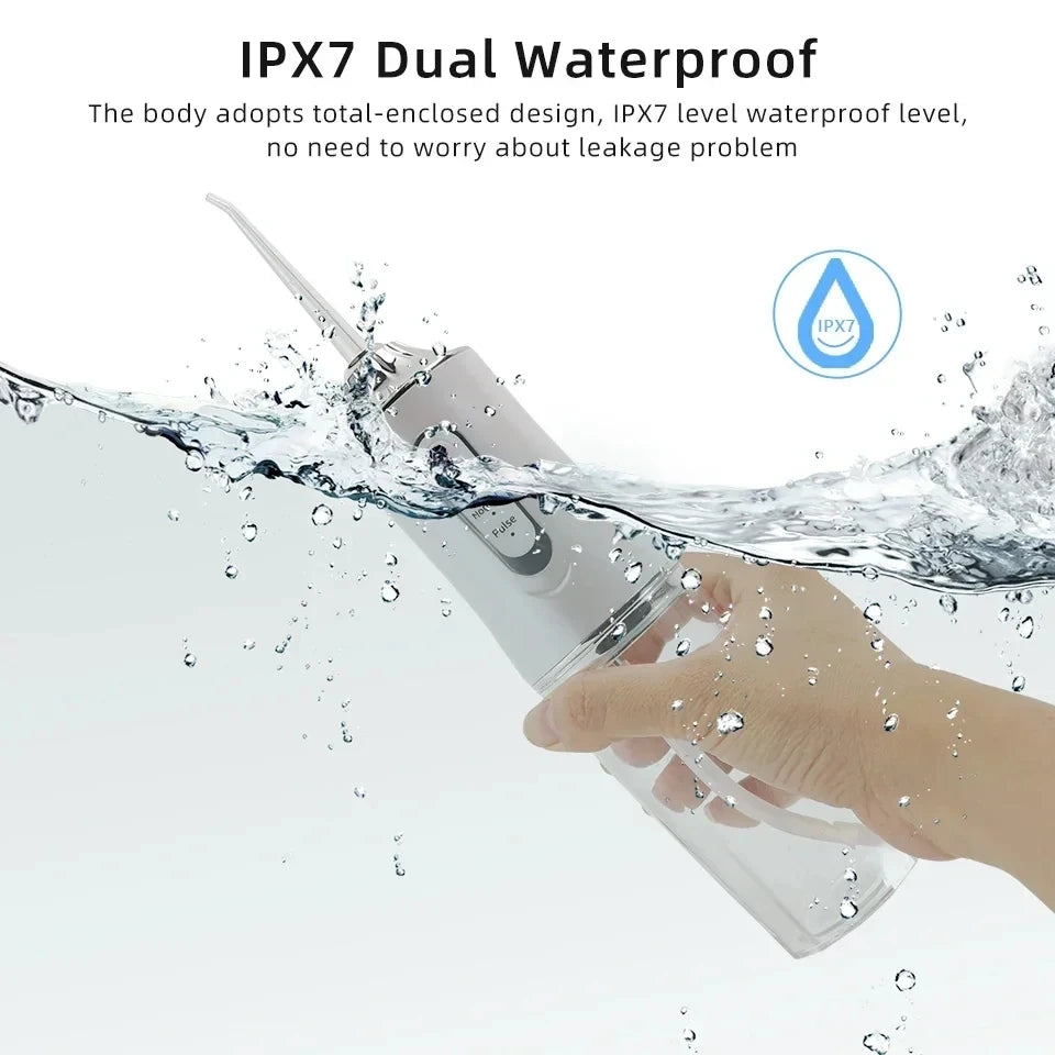 Portable Electric Dental Irrigator - Perfect for Drivers and Travelers